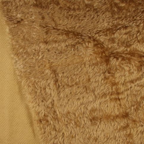 17mm Dense Natural Laid Dark Antique Gold Mohair