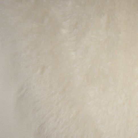 Very Long Wavy Ivory Mohair