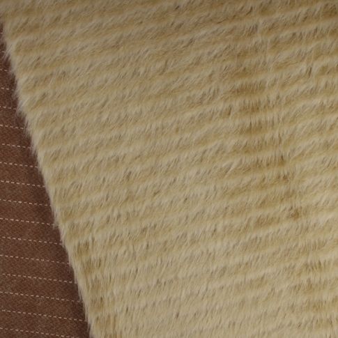 17mm Straight Striped Stoat Mohair Rayon Mix