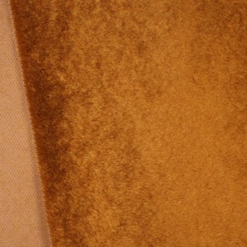 18mm Dense Straight Ginger Fudge Mohair