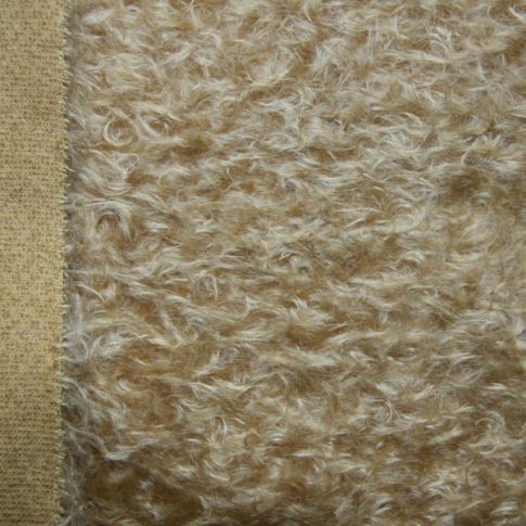 17mm Dense Antique Gold Ratinee Mohair