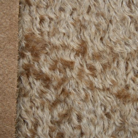 17mm Dense Natural Laid Warm Camel Mohair