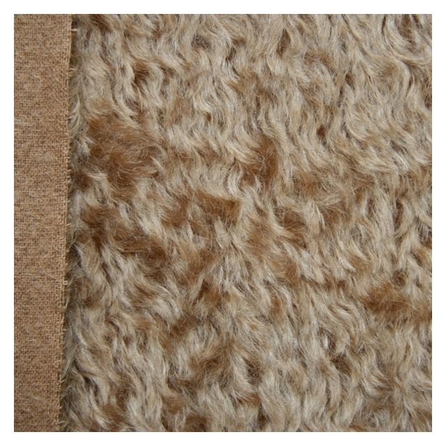 17mm Dense Natural Laid Warm Camel Mohair